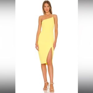 NWT Lovers and Friends Lazo Midi Dress in Sunshine in Yellow